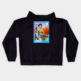 Jubes97 Basketball Card Kids Hoodie